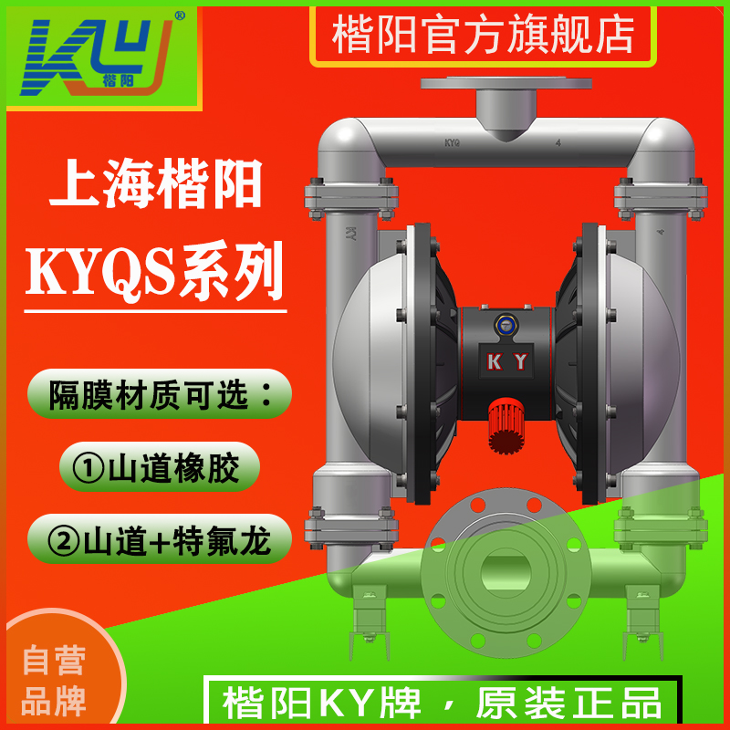 KYQS100L4不銹鋼304氣動隔膜泵4