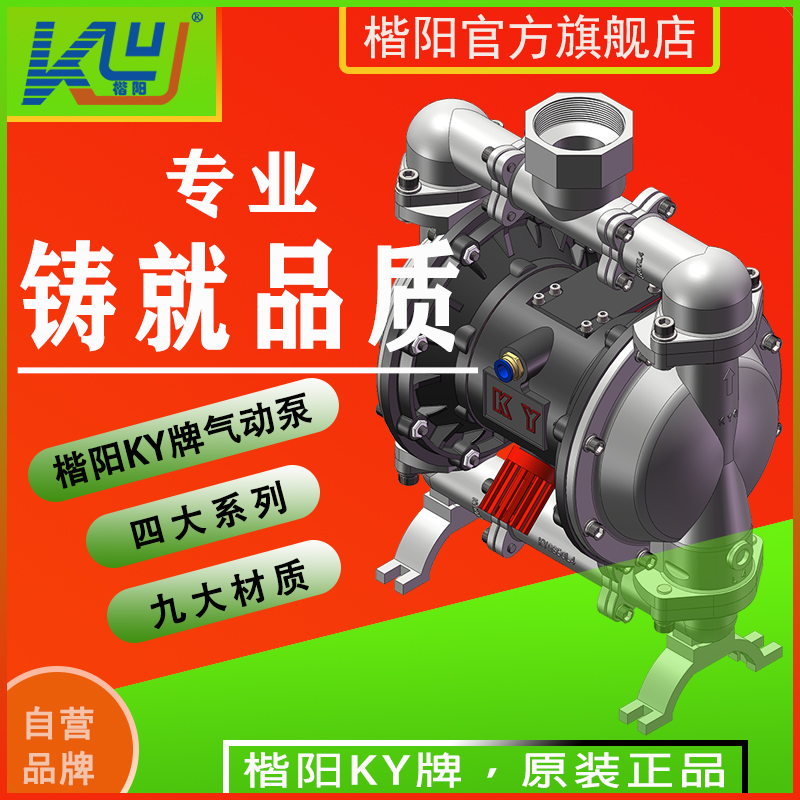 KYQS65L6不銹鋼316L氣動隔膜泵1