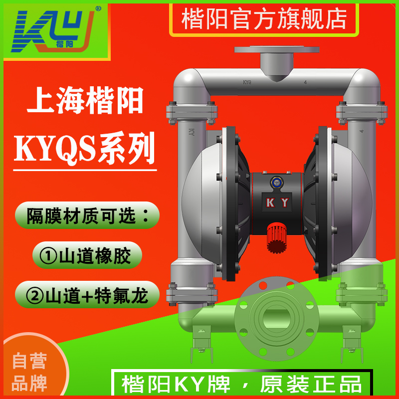 KYQS80L4不銹鋼304氣動隔膜泵4