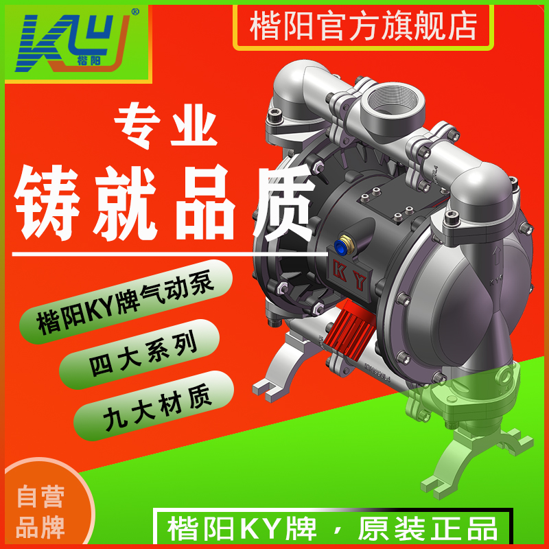 KYQS50L6不銹鋼316L氣動(dòng)隔膜泵1