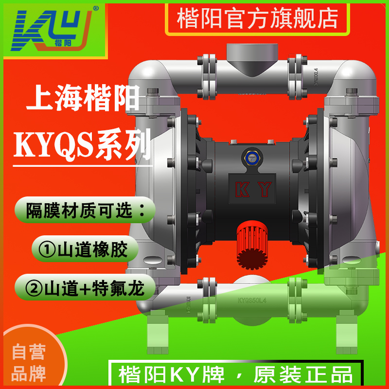 KYQS50L6不銹鋼316L氣動(dòng)隔膜泵3